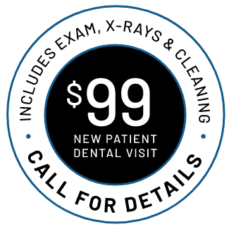 $89 New Patient Emergency Exam stamp