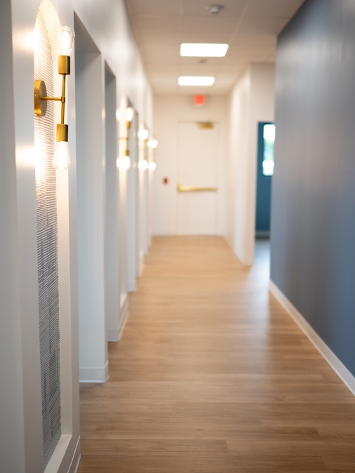 Hallway of Peak Dental Care