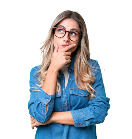Woman thinking
